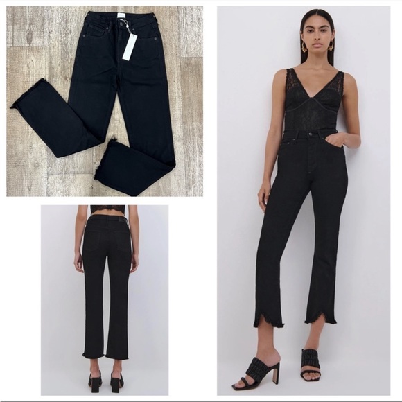 NWT Jonathan Simkhai River Straight Leg Denim size 25 $245 - Picture 2 of 5